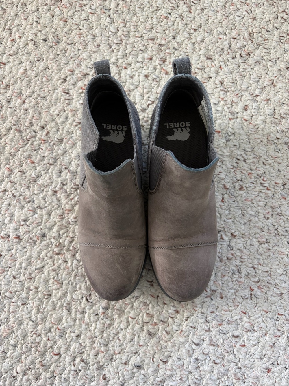 Sorel Women's Taupe Suede Ankle Booties